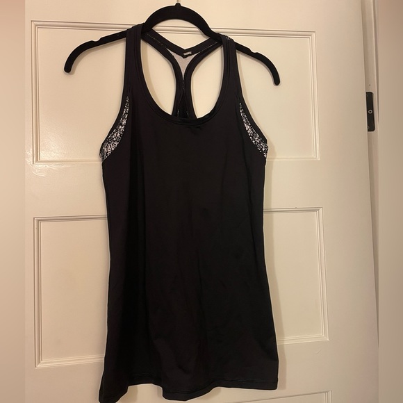 Lululemon Black Speckle Tank (Full Length) - Picture 3 of 8